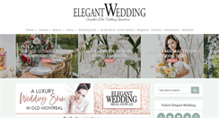 Desktop Screenshot of elegantwedding.ca