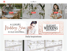 Tablet Screenshot of elegantwedding.ca