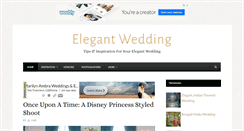 Desktop Screenshot of elegantwedding.com