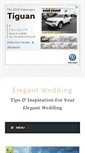 Mobile Screenshot of elegantwedding.com