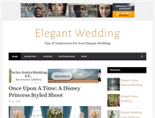 Tablet Screenshot of elegantwedding.com